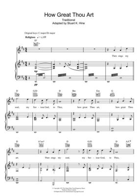 how great thou art chords piano: The Harmonic Journey of Worship Music